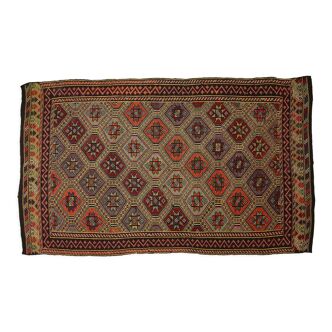 Tapis kilim artisanal anatolien 310 cm x 156 cm