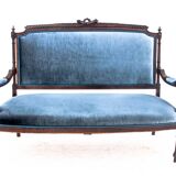 Antique sofa in eclectic style, from around 1870, France.