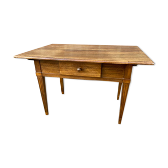 Alsatian farmhouse table Louis XVI walnut