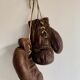 Gants de boxe vintage, années 1940