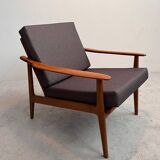 Fauteuil scandinave vintage