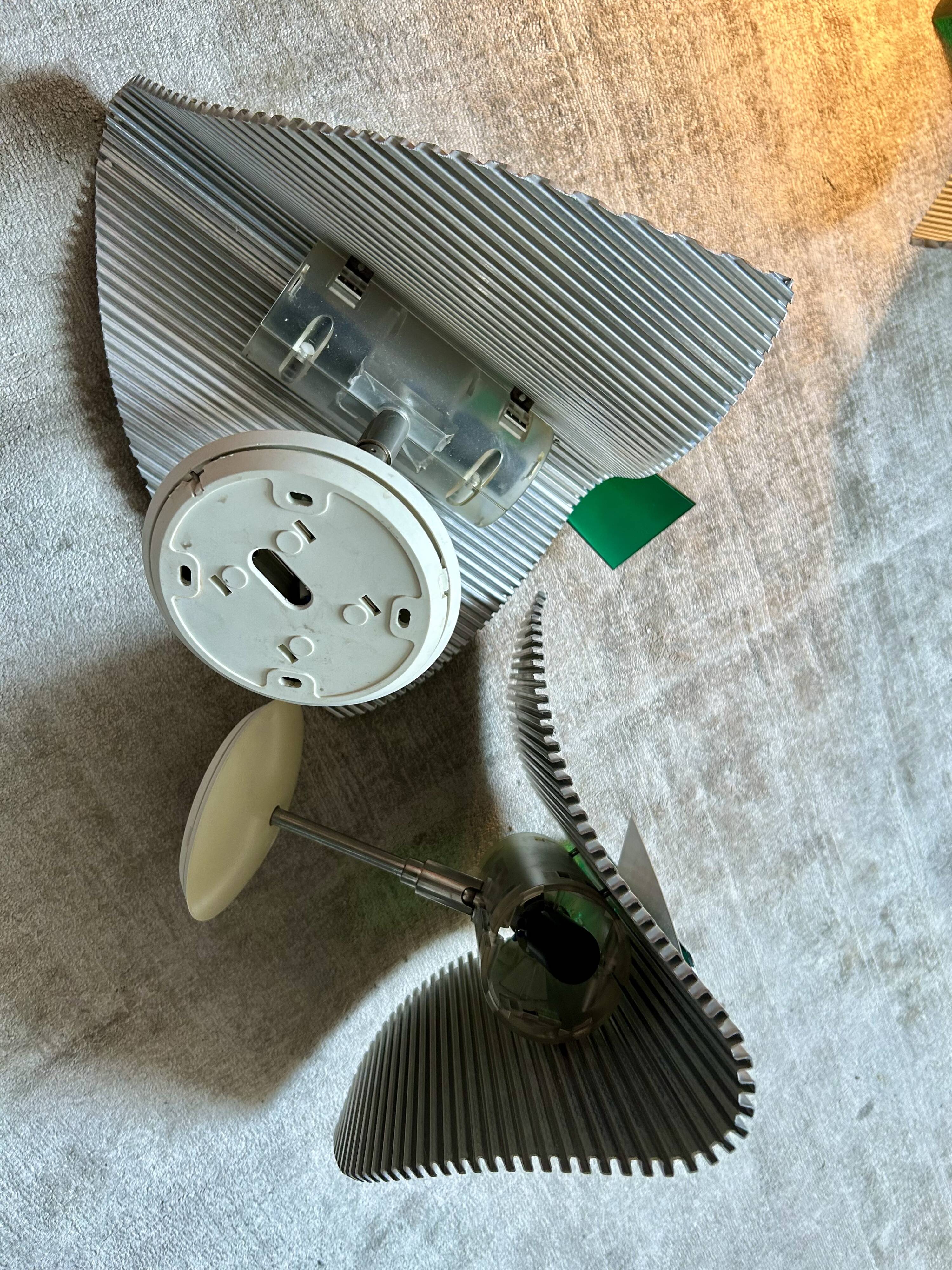 Pair of "trybeca" sconces by bernhard dessecker for ingo maurer, germany 19