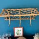 Rattan wall coat rack