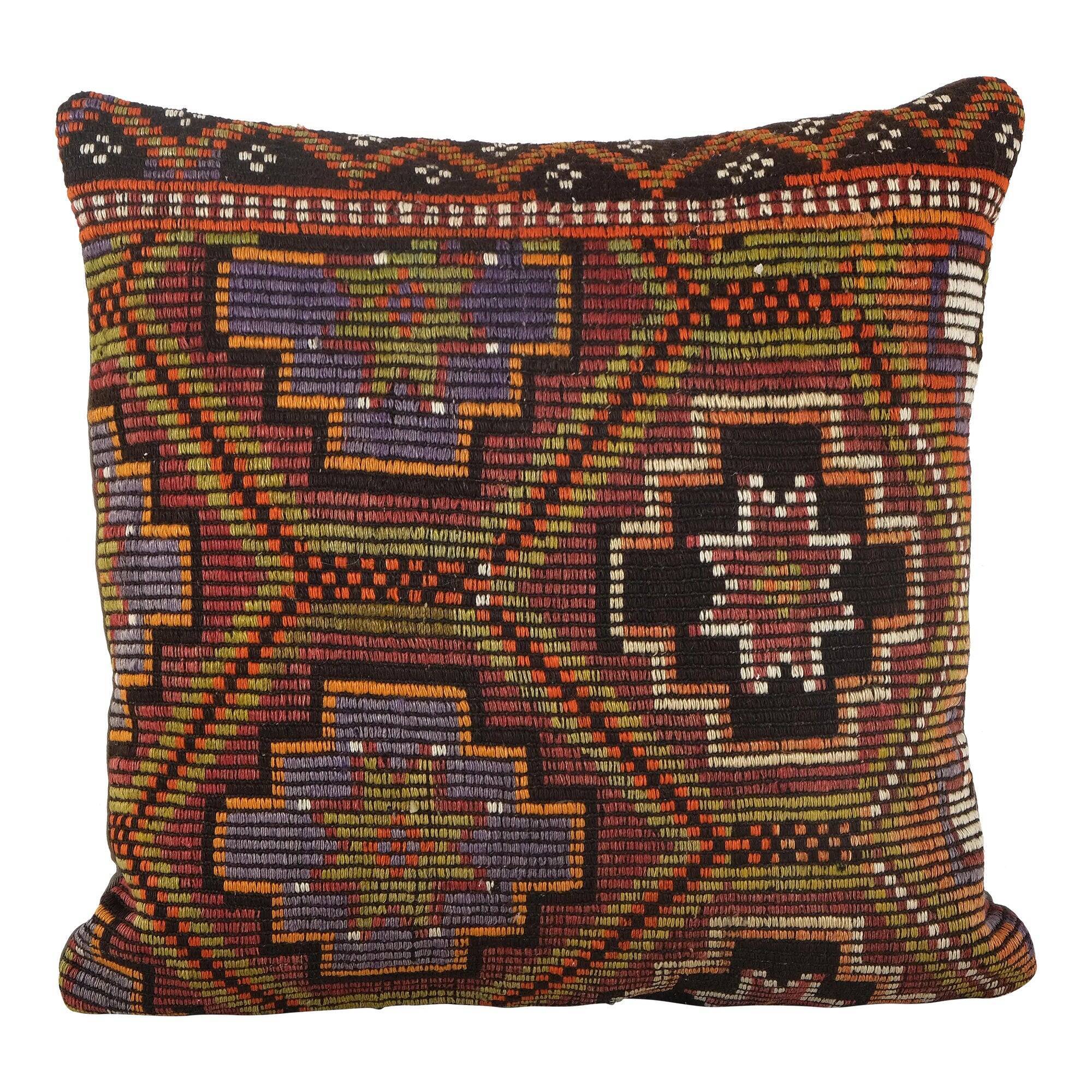 Vintage kilim cushion cover 61x61 cm