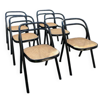 Lot de  6 chaises Carlo Santi