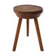Tabouret tripode en bois