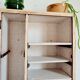 Vintage medicine cabinet 50s raw wood
