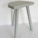 Tripod milking stool in patinated wood