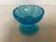 Blue moulded glass ring