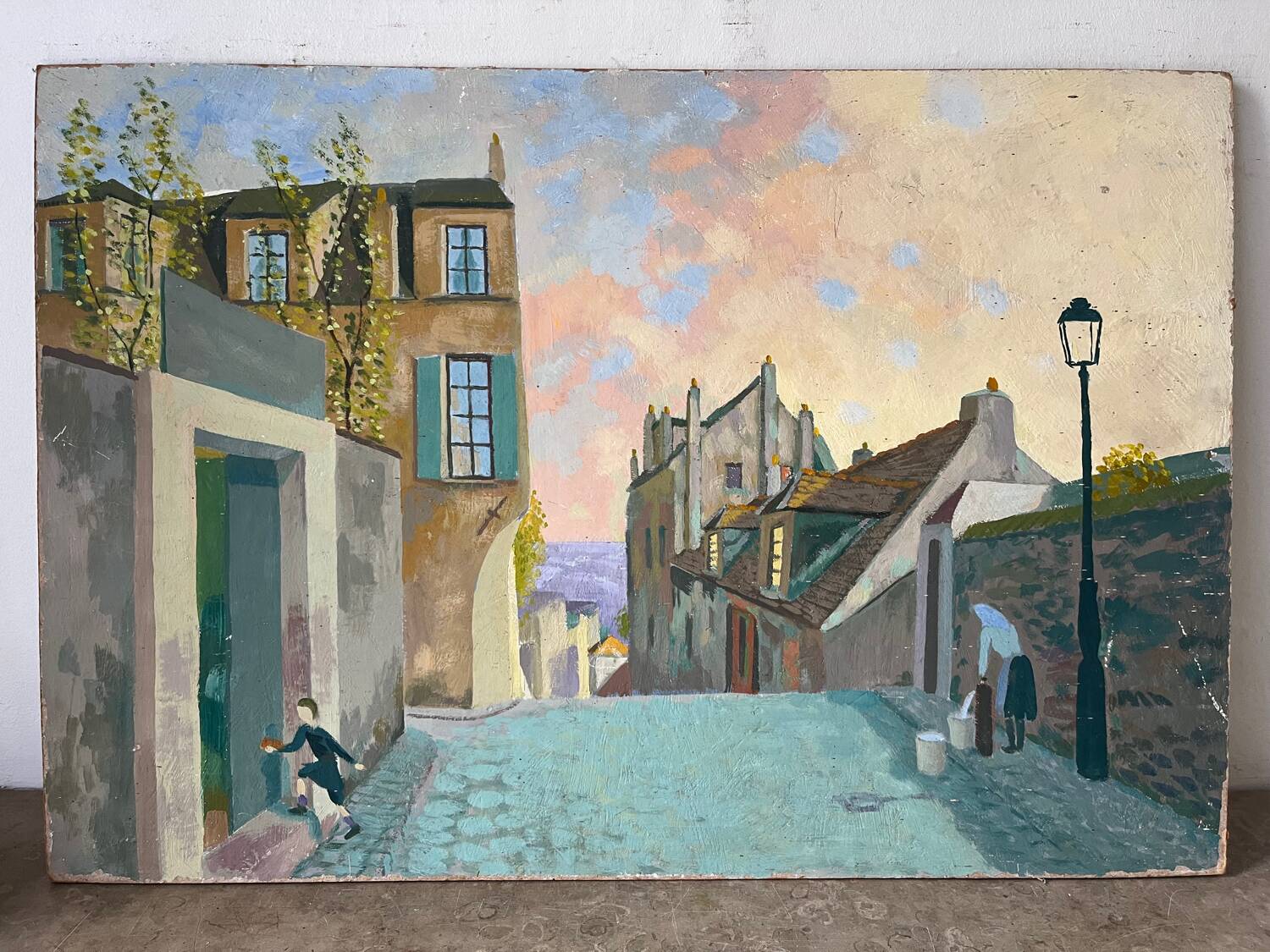 Street scene, Robert Mahelin (1889-1968)