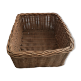 Rectangular wicker basket