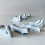 10 antique ceramic knife holders
