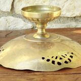 Old brass compote bowl