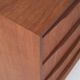 Fully restored mid-century teak dresser with 4 drawers / Danish modern design / 1960s
