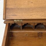 Pupitre Ecritoire de table en bois massif vintage 1950