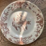 5 assiettes Gien modèle Yeddo