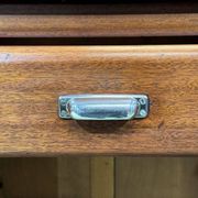 Bistro sideboard with 1 mahogany door and Formica top from the 1950s.