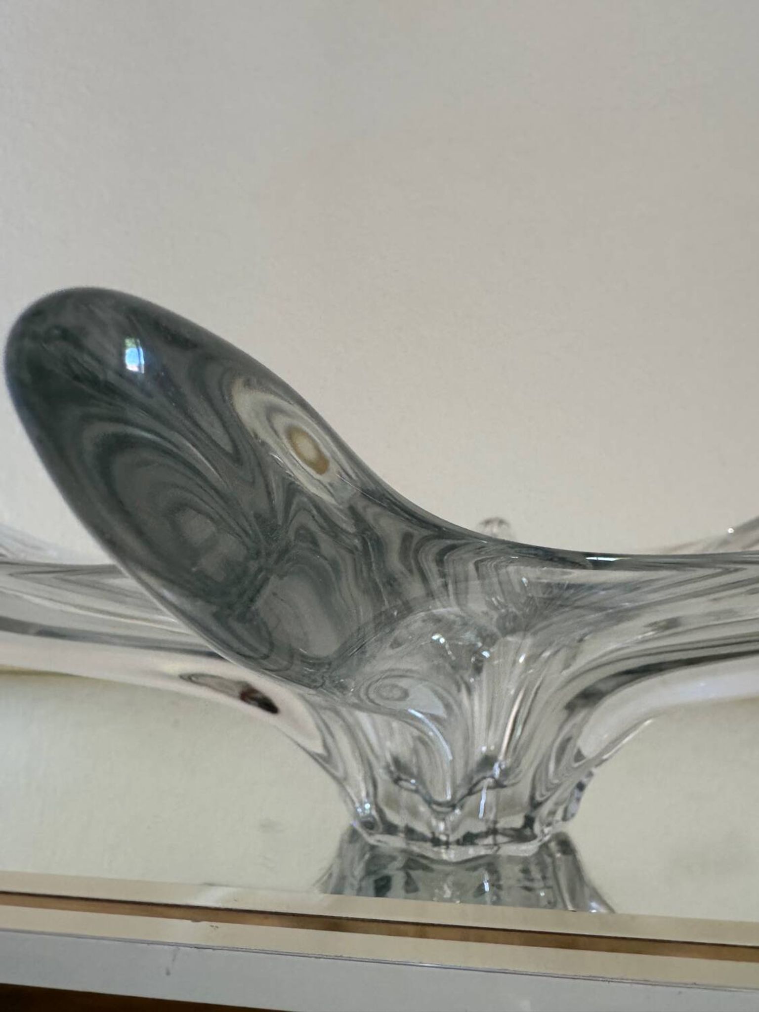 Coupe étoile en cristal de Vannes, années 60