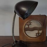 Industriële bureaulamp in bakeliet, E. K. Cole, jaren 30, Tsjechië.