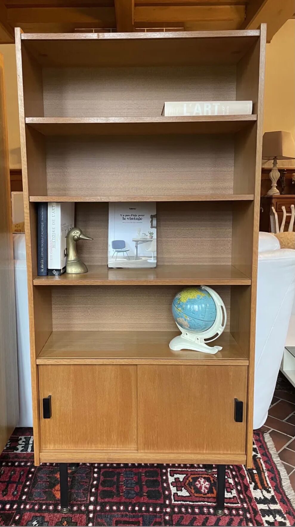 Paire de bibliothèques vintage
