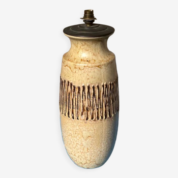 Pied de lampe en céramique