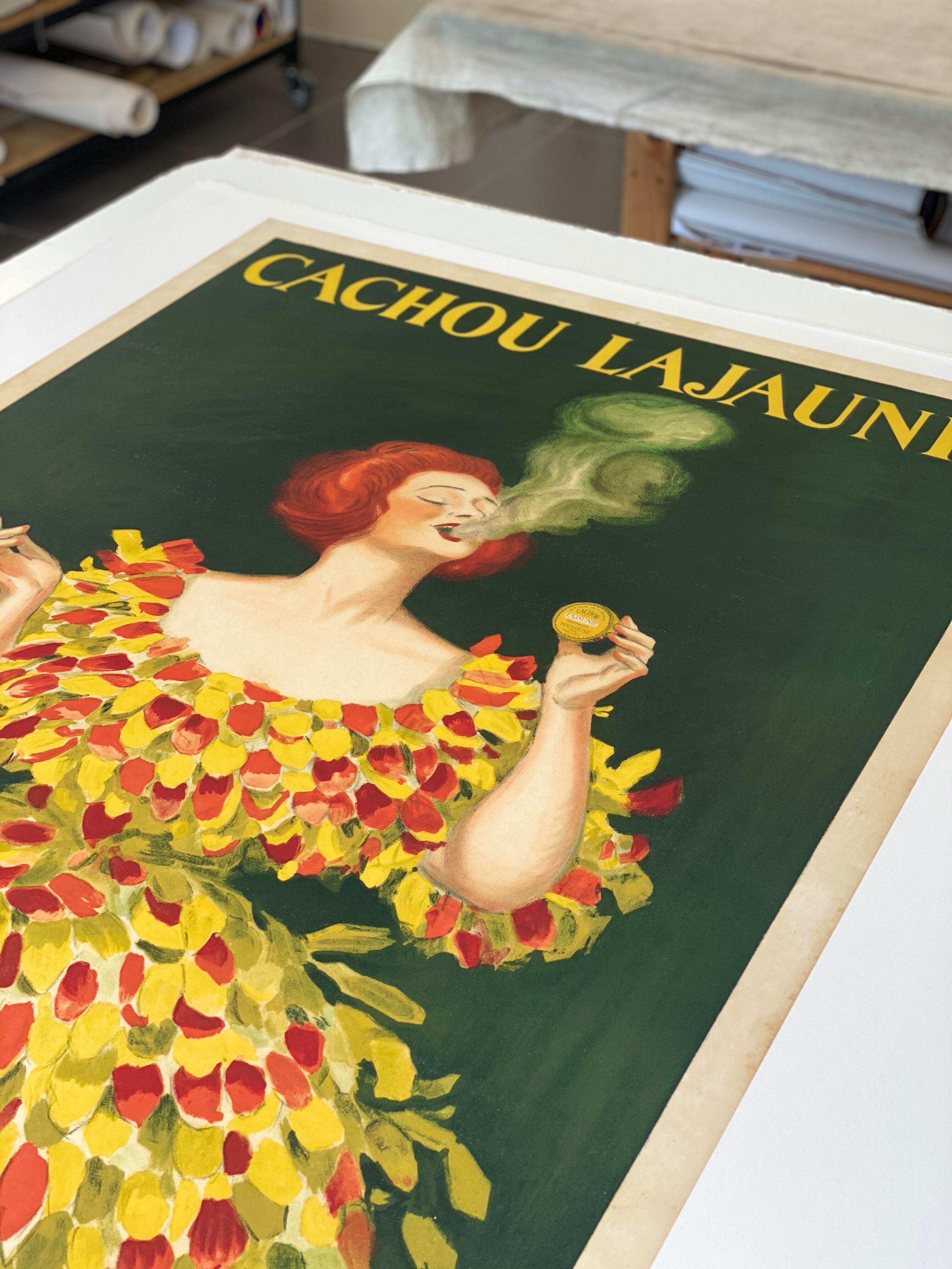 Original old poster Cachou Lajaunie - Cappiello