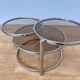 Midcentury Swivel and Folding Chrome Coffee Table, Germany, 1970s
