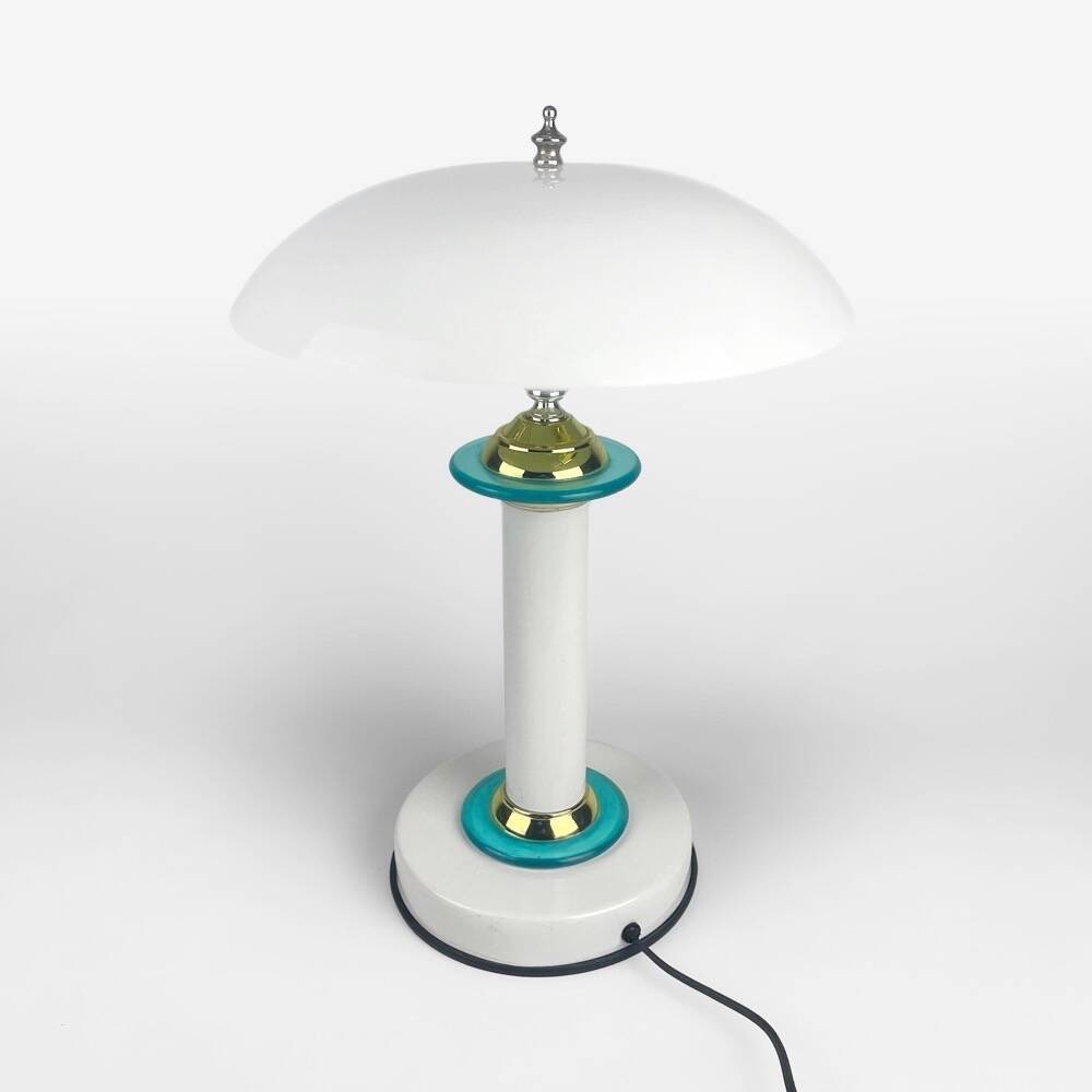Lampe champignon blanche Cima 9105 années 80/90
