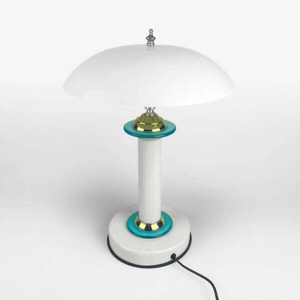 Lampe champignon blanche Cima 9105 années 80/90