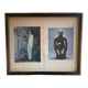 Ensemble deux photographies encadrées