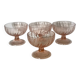 4 ice cream bowls dessert bowls Luminarc Rosaline