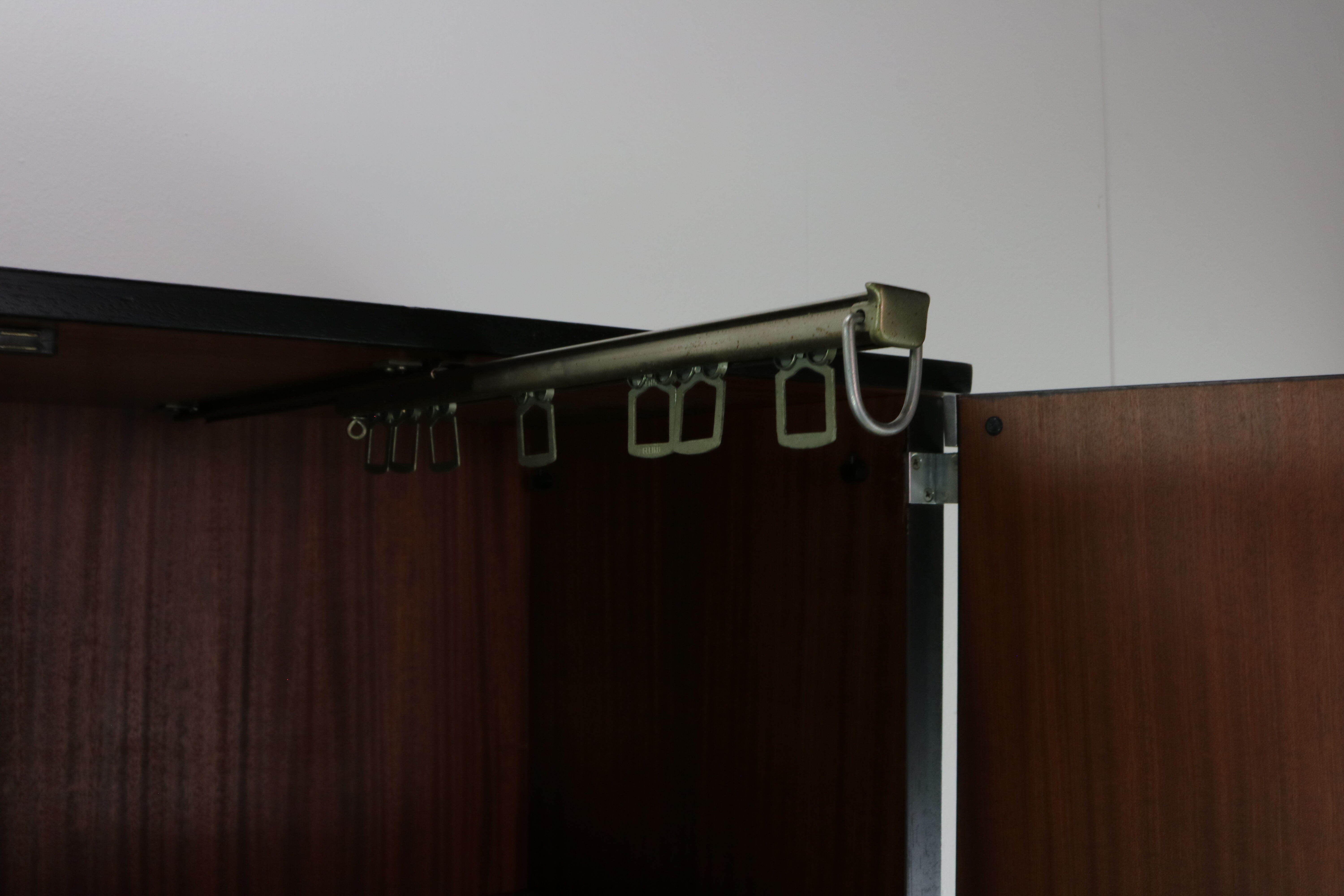 Excellent Italian design office cabinet with coat rack