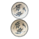 Luneville Tulips ironstone soup plates