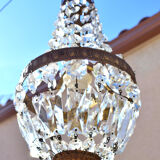 Montgolfiere chandelier in bronze and tassels