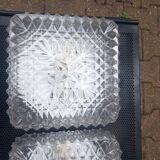 Pair of glass ceiling lights
