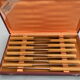 Lot de 12 couteaux lame inox