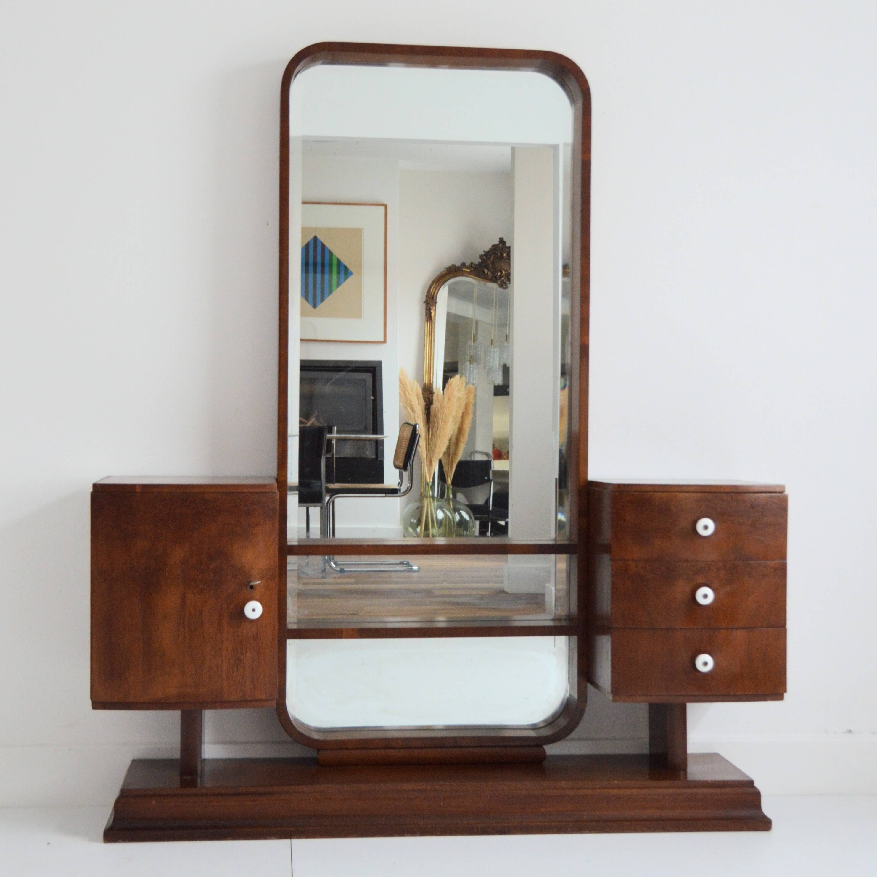 Art Deco dressing table, hall furniture, 1930s