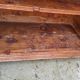 Low Parisian wooden sideboard 2 doors 2 drawers