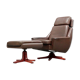 Leather ottoman chair, 1970