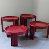 Set of 4 nesting tables designed by Gianfranco Frattini for Cassina - Marema