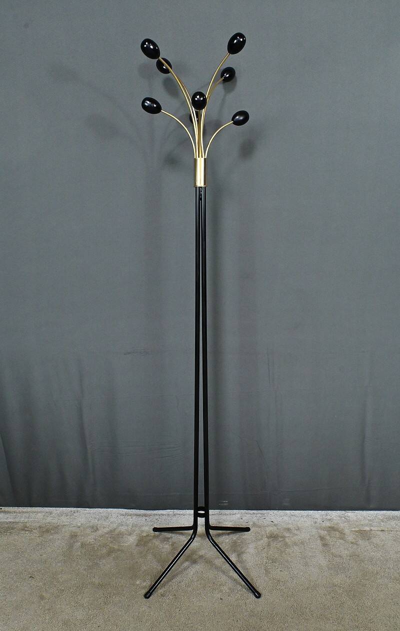 Coat Rack in Lacquered Metal, Italian Design – 1960
