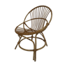 Vintage rattan chair by Dirk van Sliedregt Rohe Noordwolde 1960 in the Netherlands
