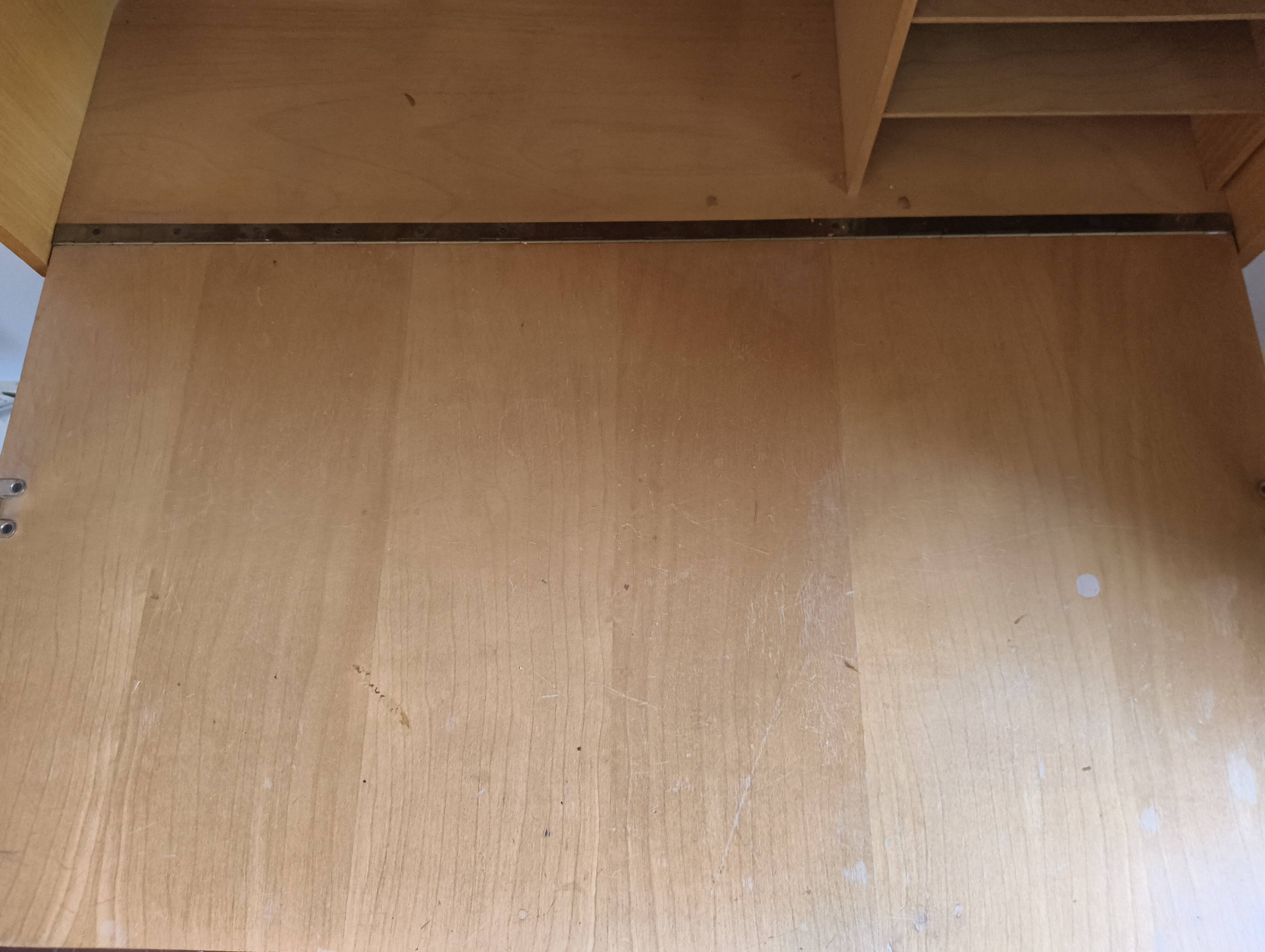 wall shelf unit secretary desk by Ernst Dieter Hilker for Omnia, 60s