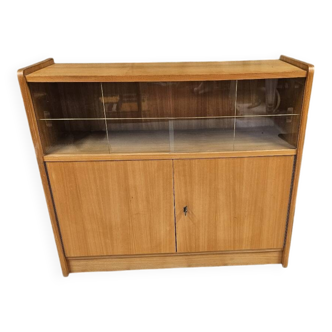 Petit meuble vitrine vintage 1970"