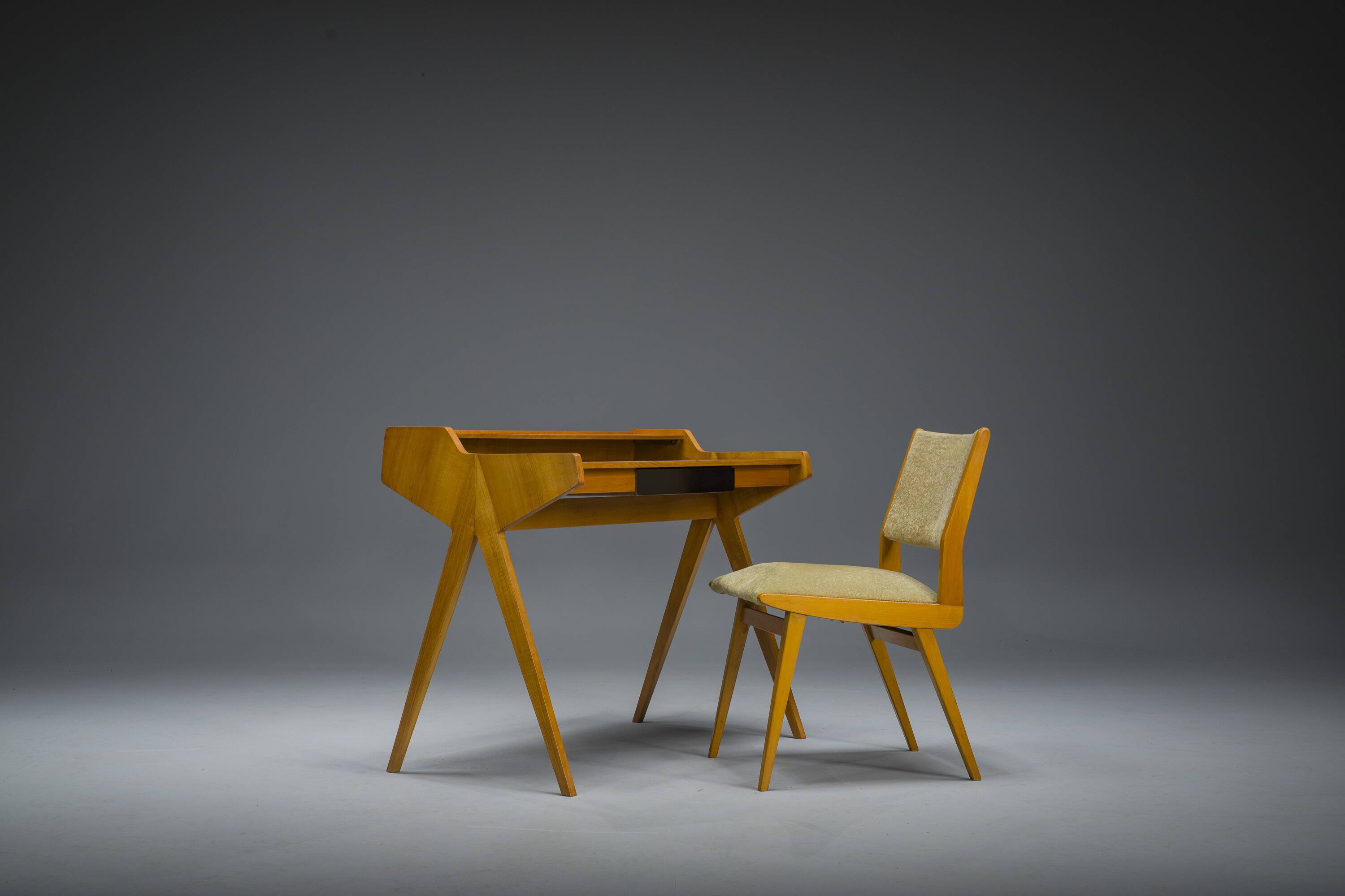 Desk by Helmut Magg for WK Möbel, 1950s