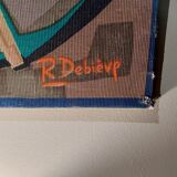 Tapisserie barques et filets