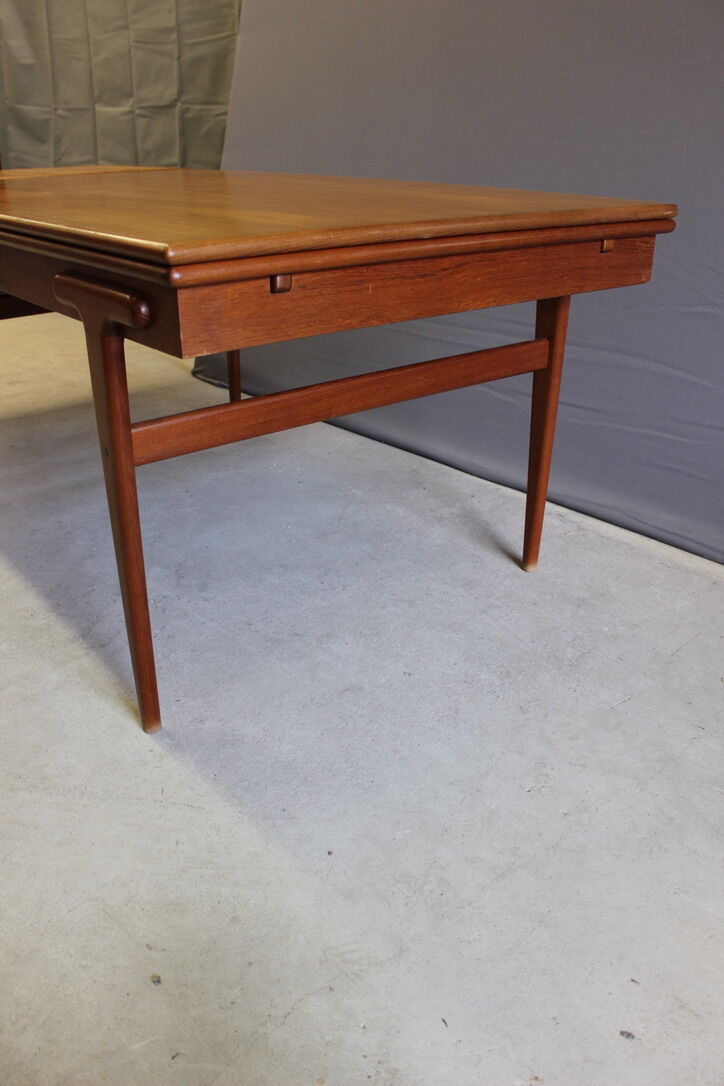 Danish Dining Room Table By Ejvind A. Johansson In Teak Around 1960