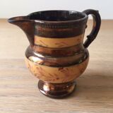 Set of 3 pitchers in jersey faience