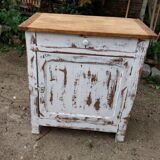 White patinated sideboard/jam cupboard