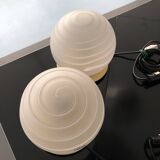Brass and Murano Glass Table Lamp, Angelo Brotto for Esperia 1970